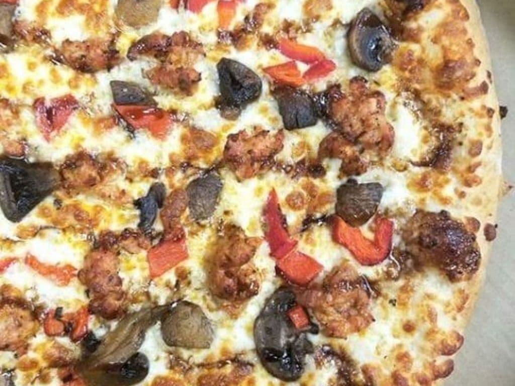George's Market Sausage Pizza