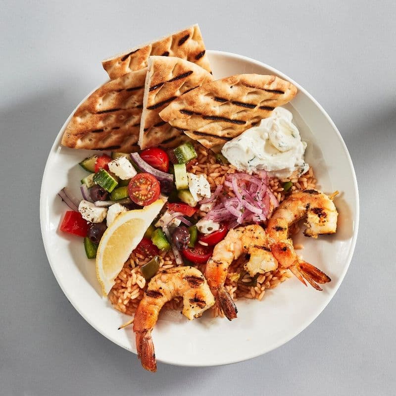 Bol Casa aux crevettes grillées / Casa bowl with grilled shrimp