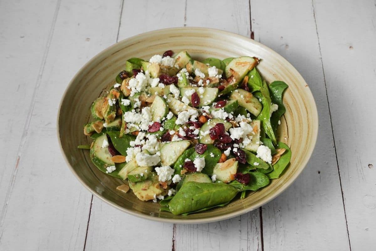 Spinach & Cranberry Crunch Salad