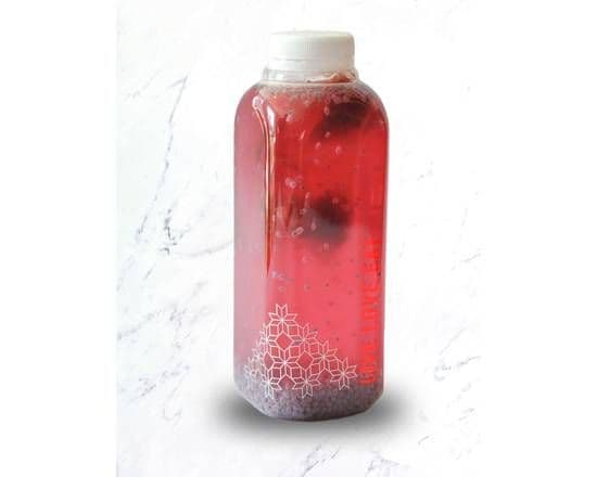 Dragon Fruit Basil Seed Green Tea (Cold)
