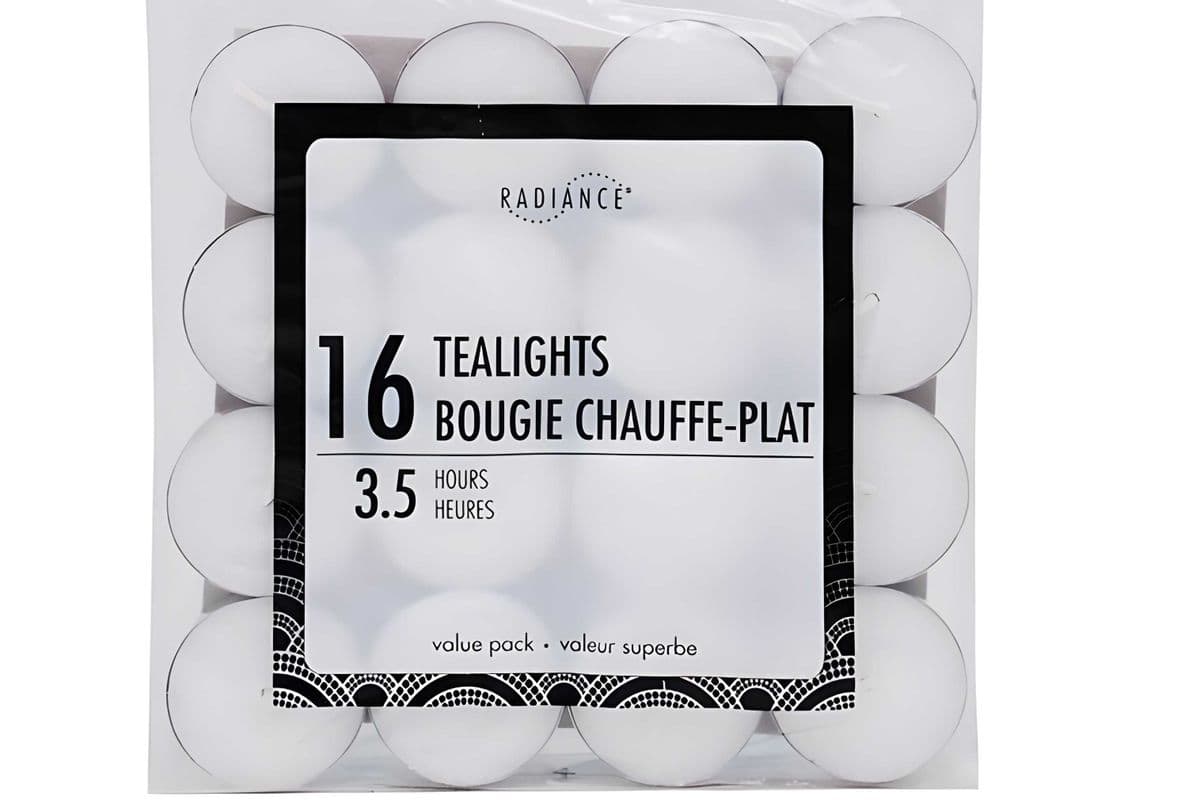 Tealight Radiance White 16pk, CTG CA35480-8
