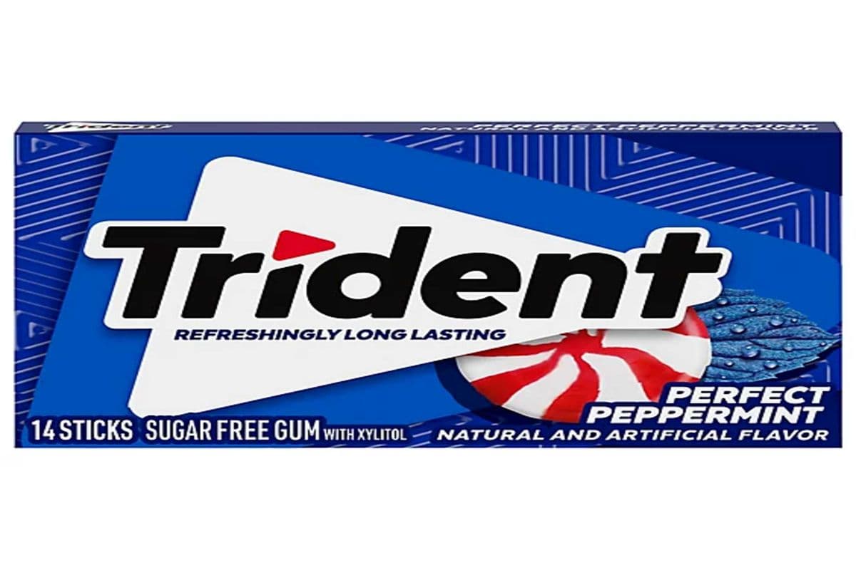 Trident Gum 14 Sticks Perfect Peppermint