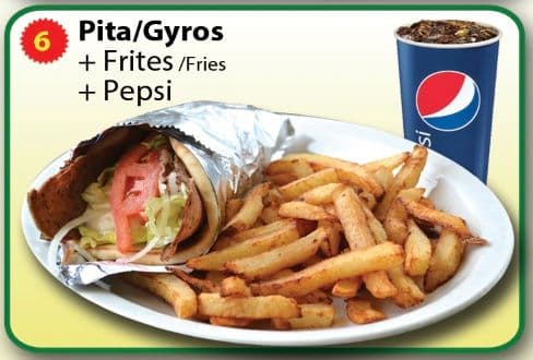 Trio pita / Gyros Trio