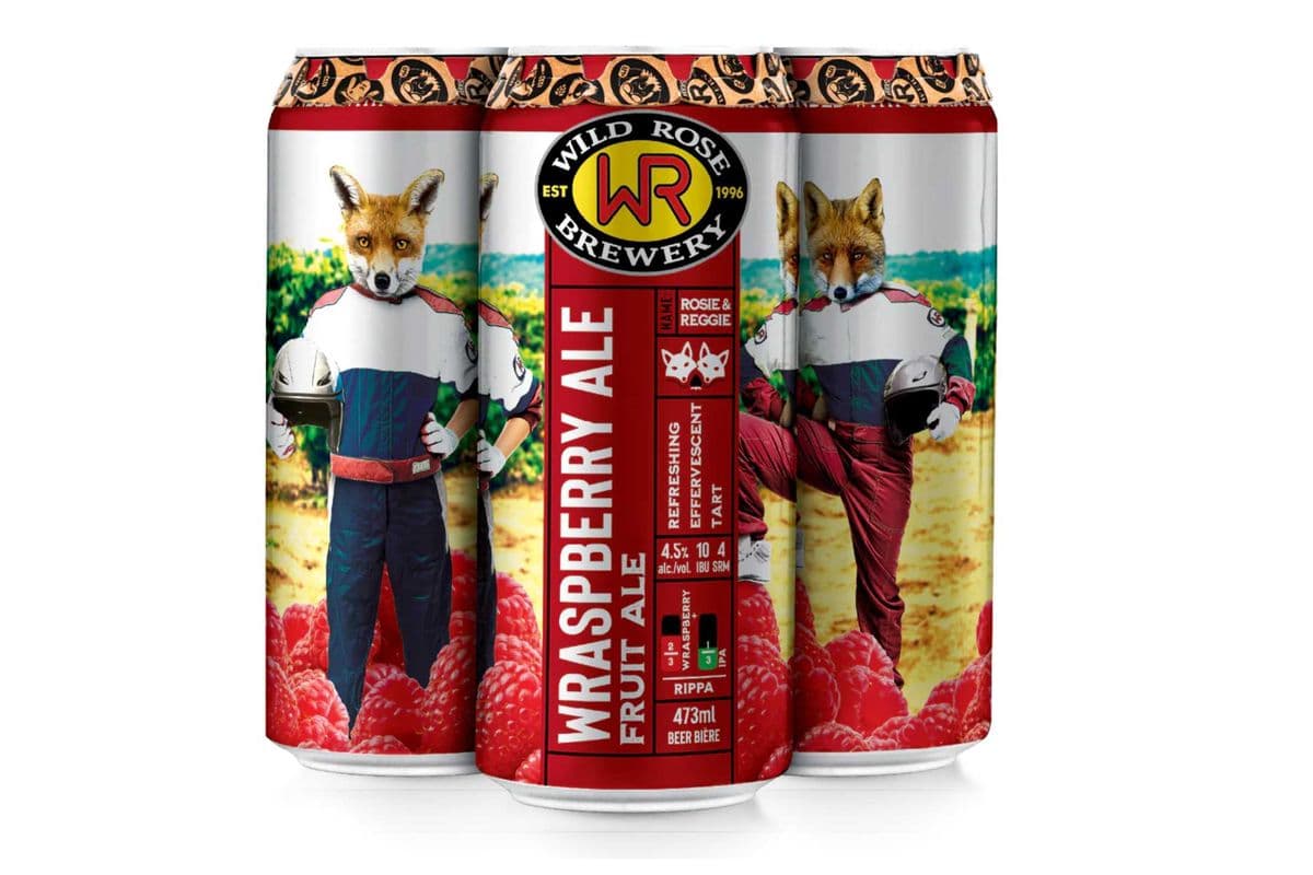 Wild Rose Wraspberry Ale (4 Cans) (1 x 4x473ml)
