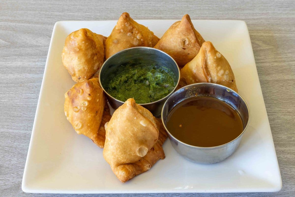 Two (2) Beef Samosas – Handmade