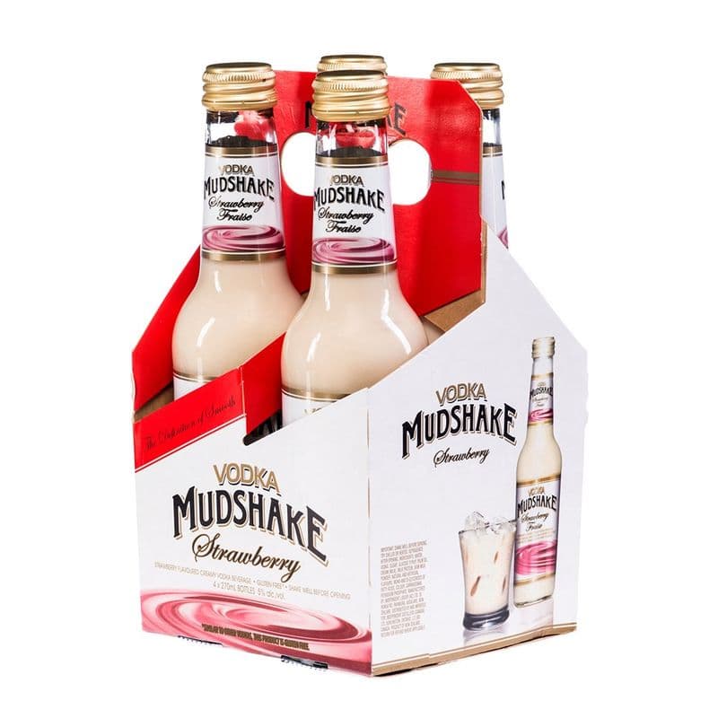 Vodka Mudshake Strawberry (4PK) (4 x 270ml)