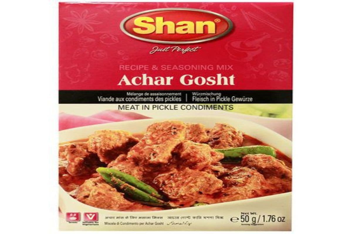 Shan Achar Gosht Recipe and Seasoning Mix (50 g)