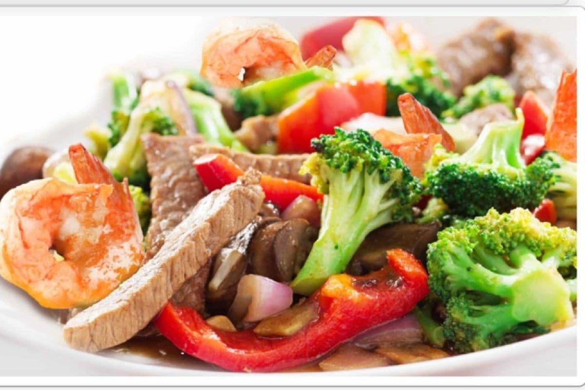 16. Ginger Beef & Hoi Sin Sauce Shrimp