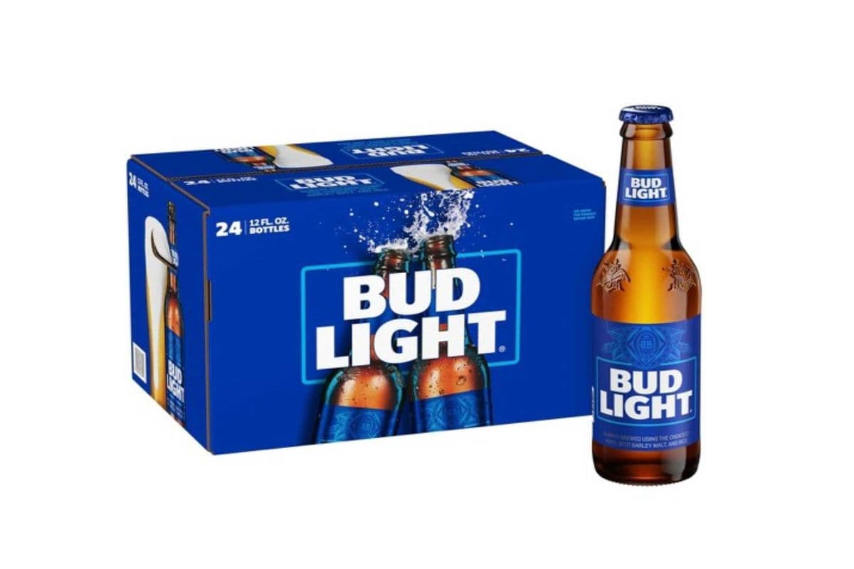 Bud Light 28 Pack Bottles (28 x 341 ml Bottles)