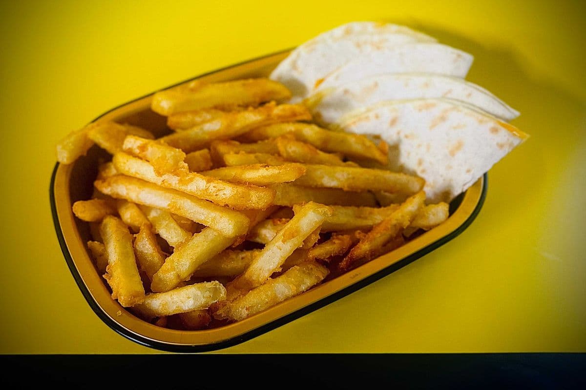Cheese Quesadilla and Fries