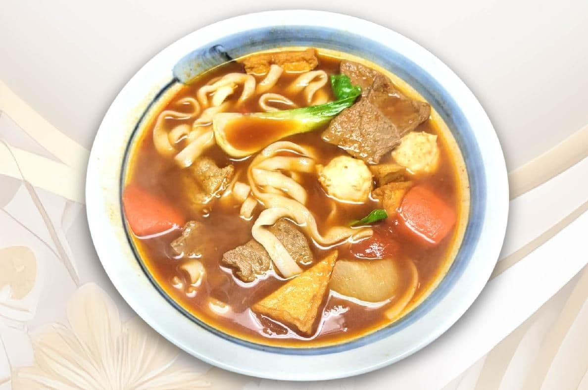 Braised Tomato Soup with Noodle / 素紅燒麵