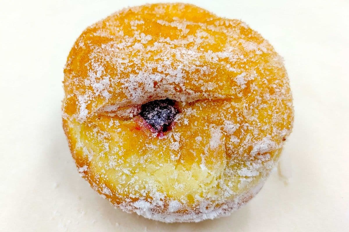 Raspberry Filled Donut