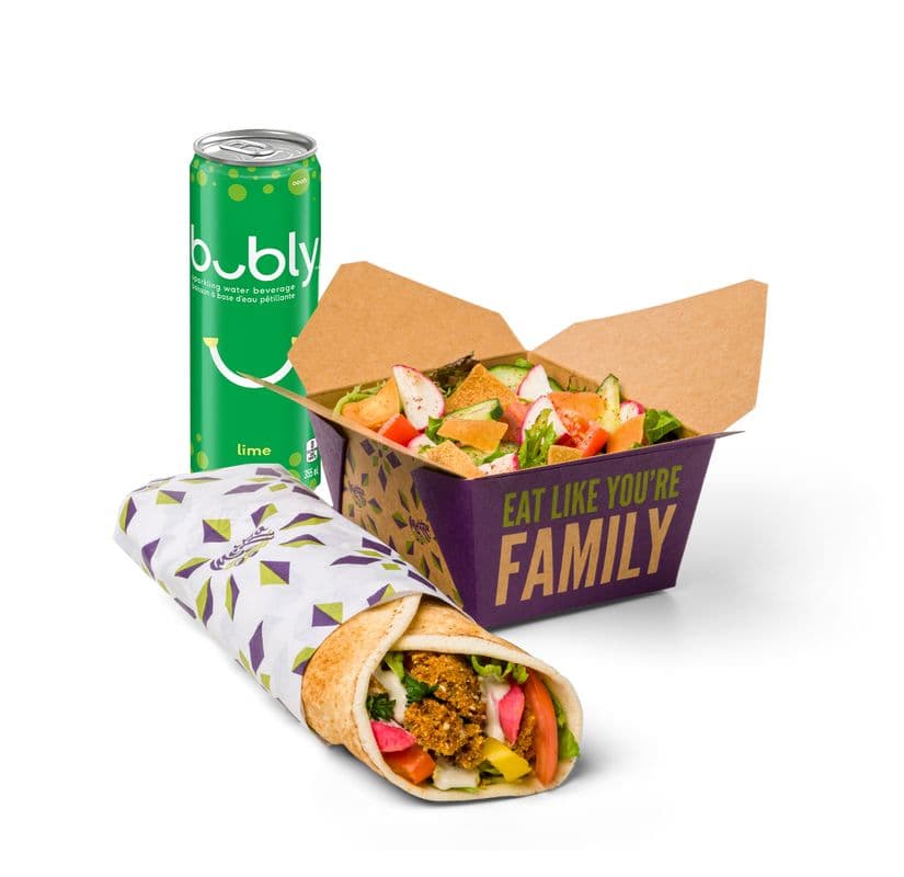 Falafel Wrap Combo