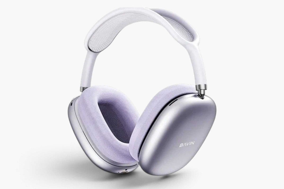 Bavin Wireless Bluetooth 6.0 Headphones Purple Color