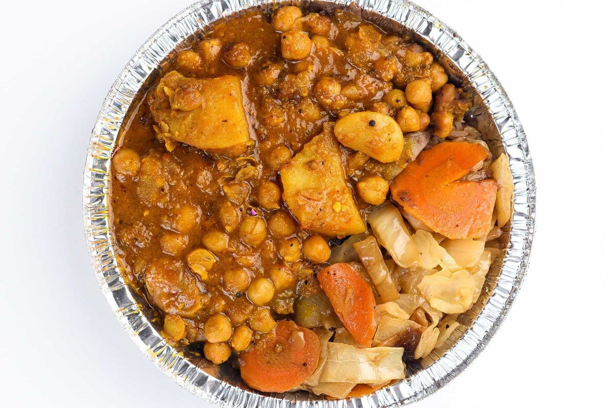 Curry chickpeas meal ( MEDIUM)