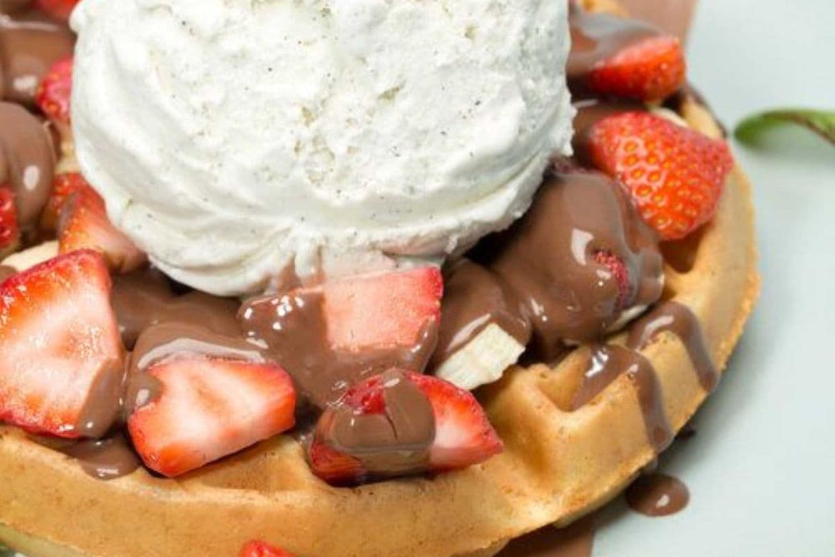 Strawberry Blush Belgian Waffle