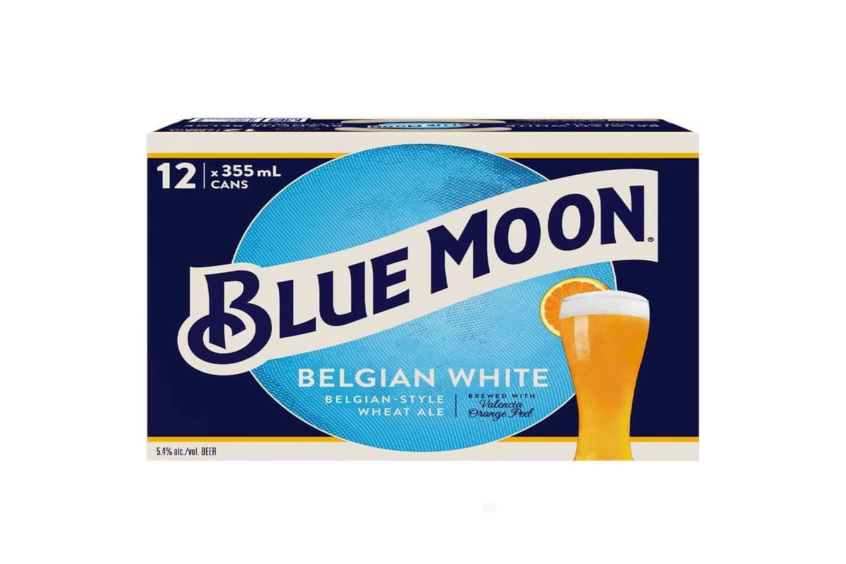 BLUE MOON BELGIAN WHITE 12 CAN (12 x 355 ml)