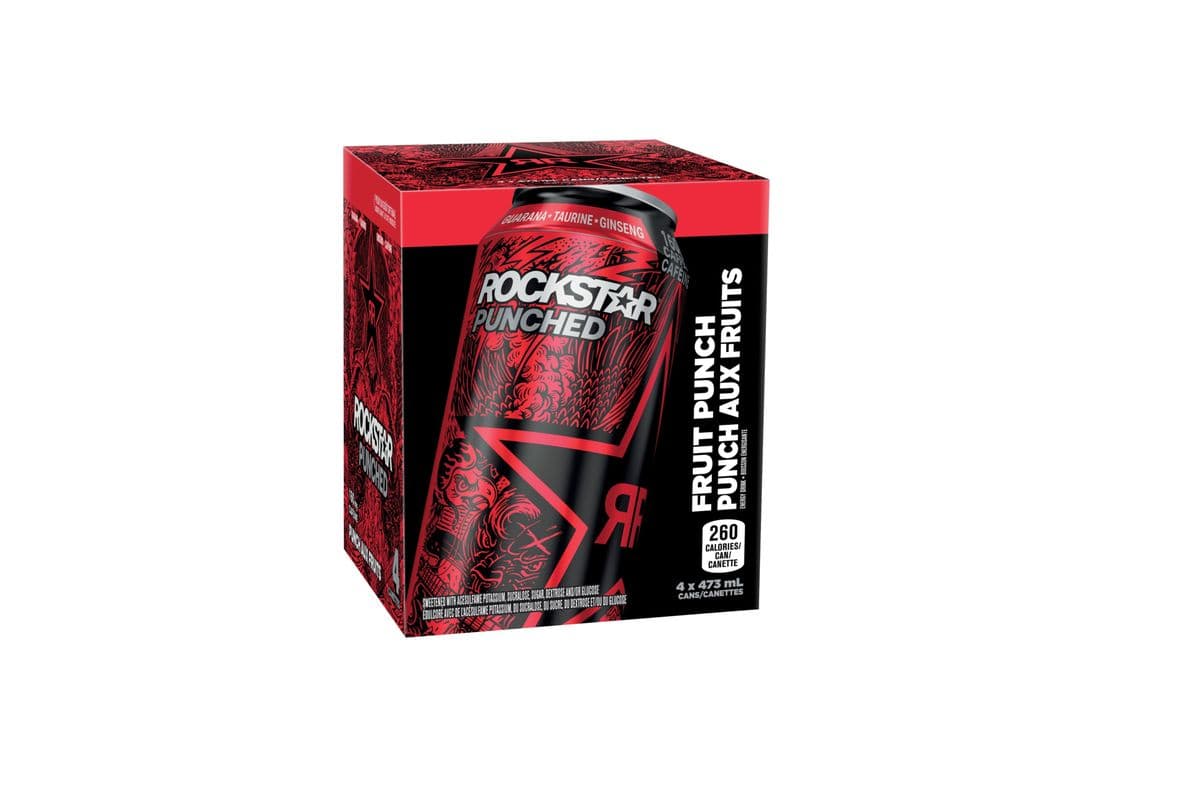 Rockstar Punched (Lot de 4) / Rockstar Punched (4 Pack) (473 ml)