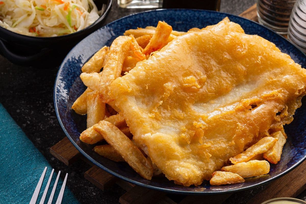 Halibut and Chips
