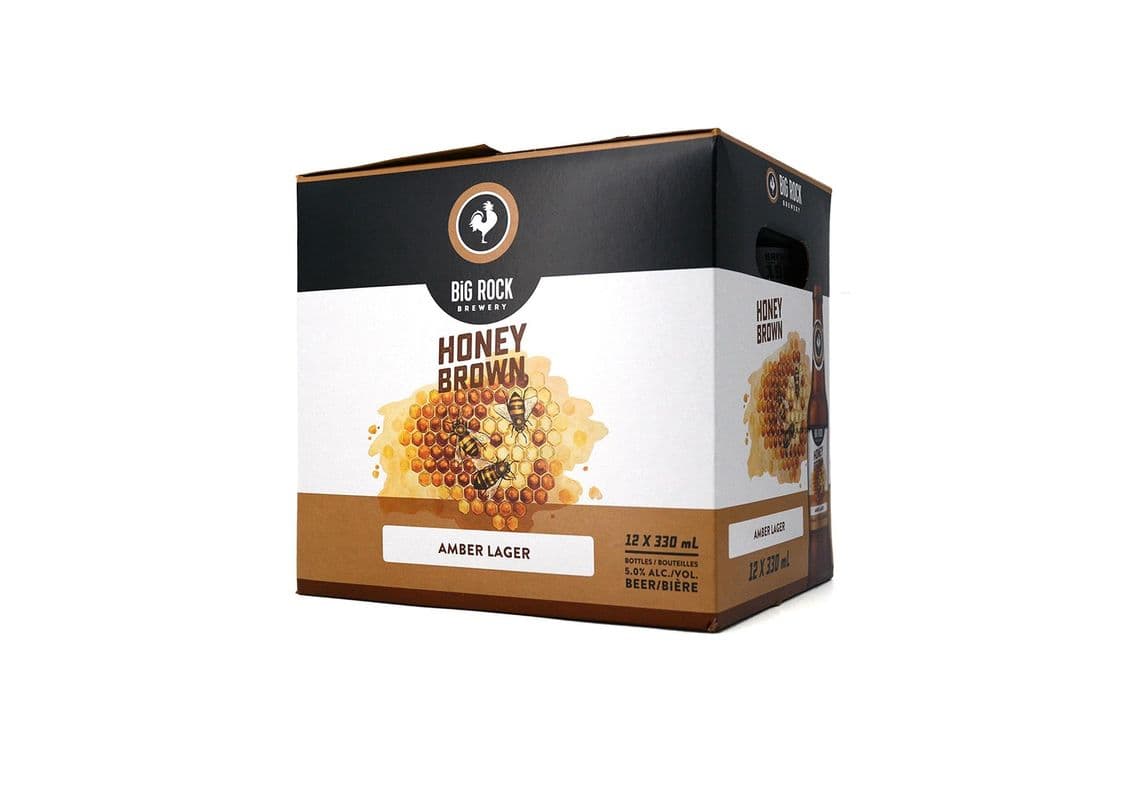 Big Rock Honey Brown (12 Bottles) (12 x 341ml)