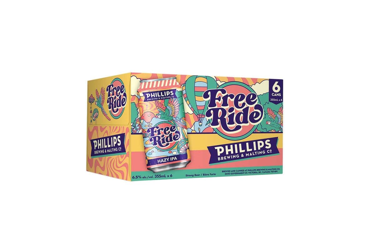 Phillips Free Ride Hazy IPA (6 x 355ml cans)
