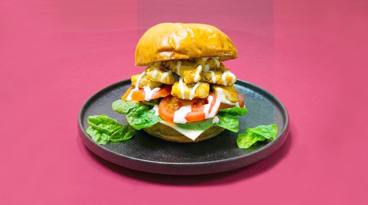 Grilled Chicken Spinach Sandwich