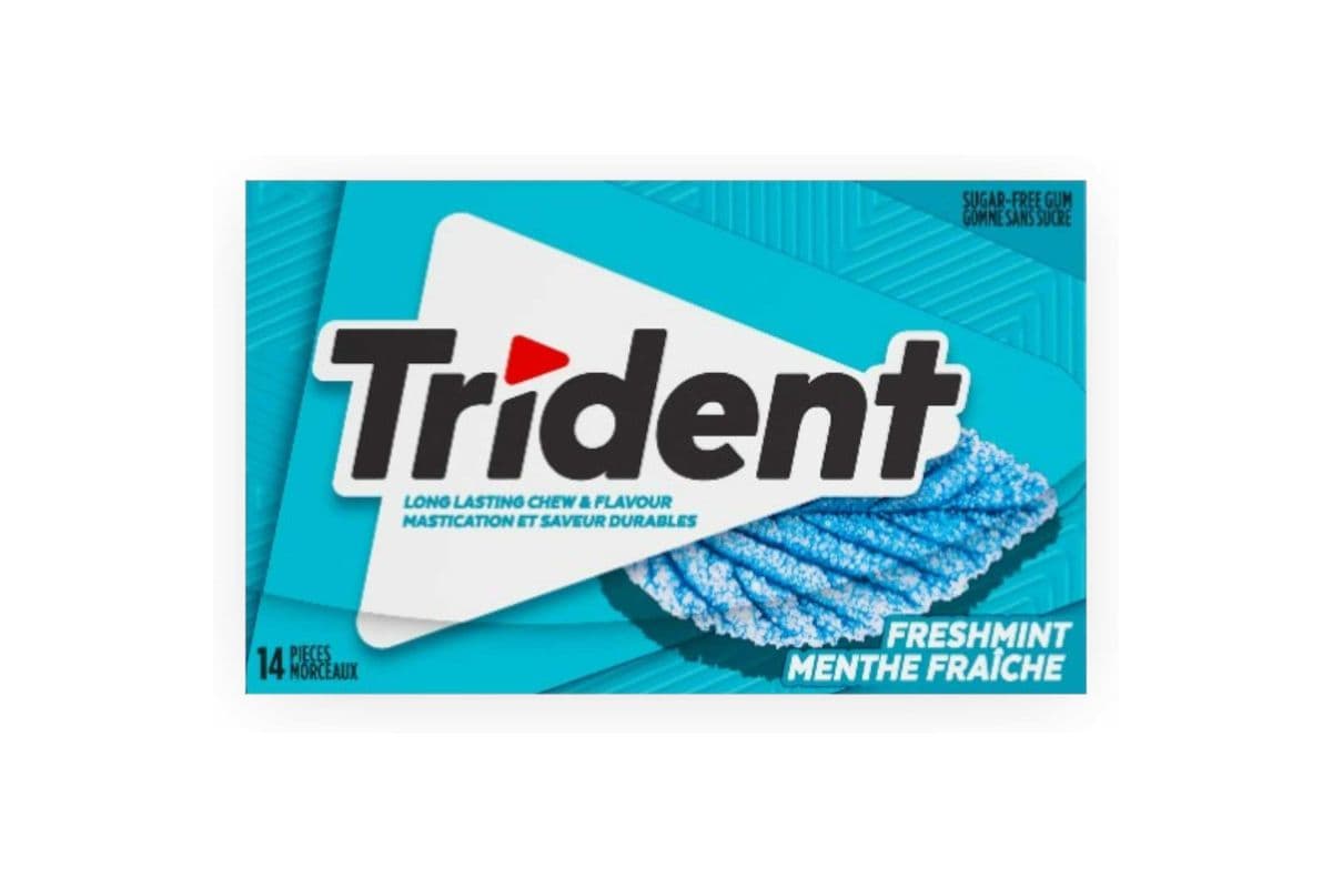 Fresh mint. (Trident) (14 pcs)