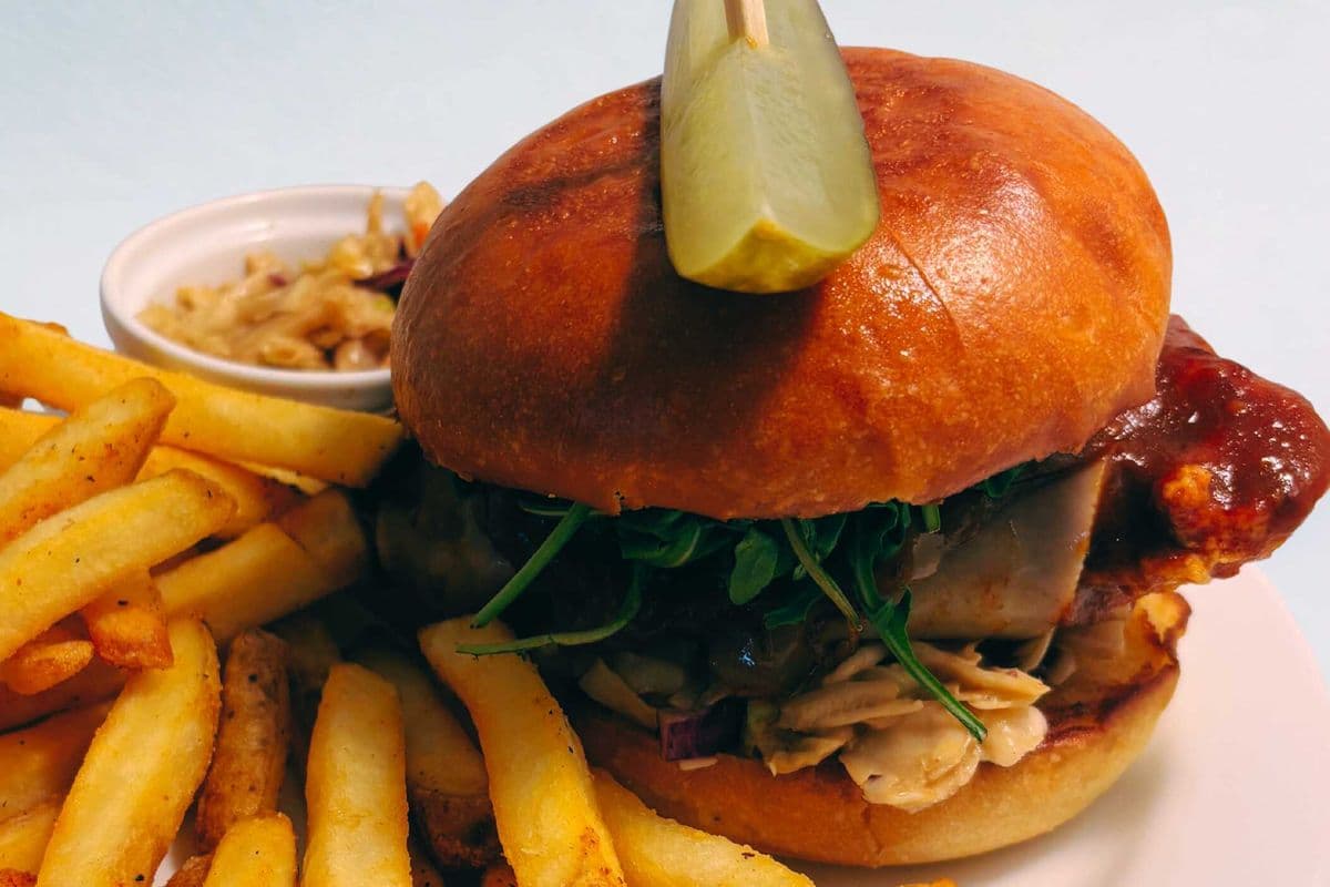 Korean Fried Chicken (or Tofu) Sandwich