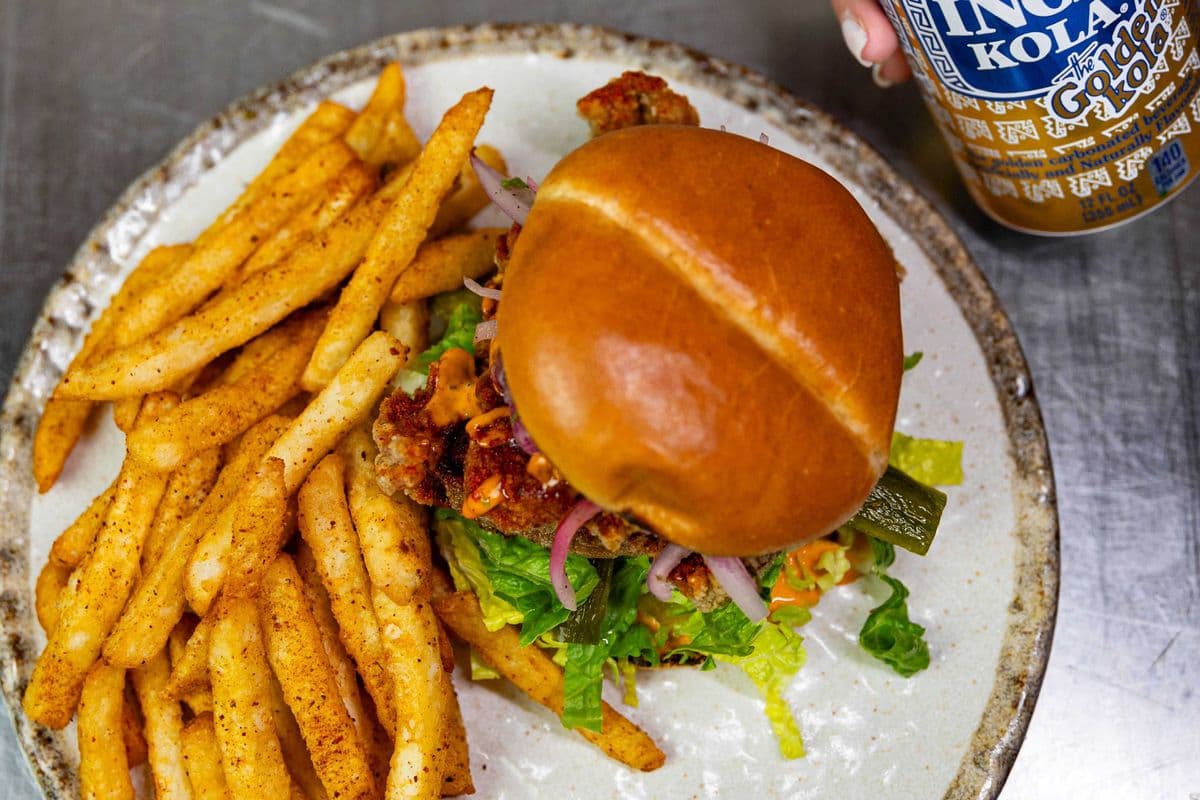 Spicy Crispy Chicken Burger Combo