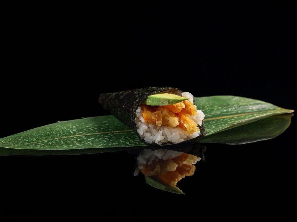 Yam Tempura Hand Roll