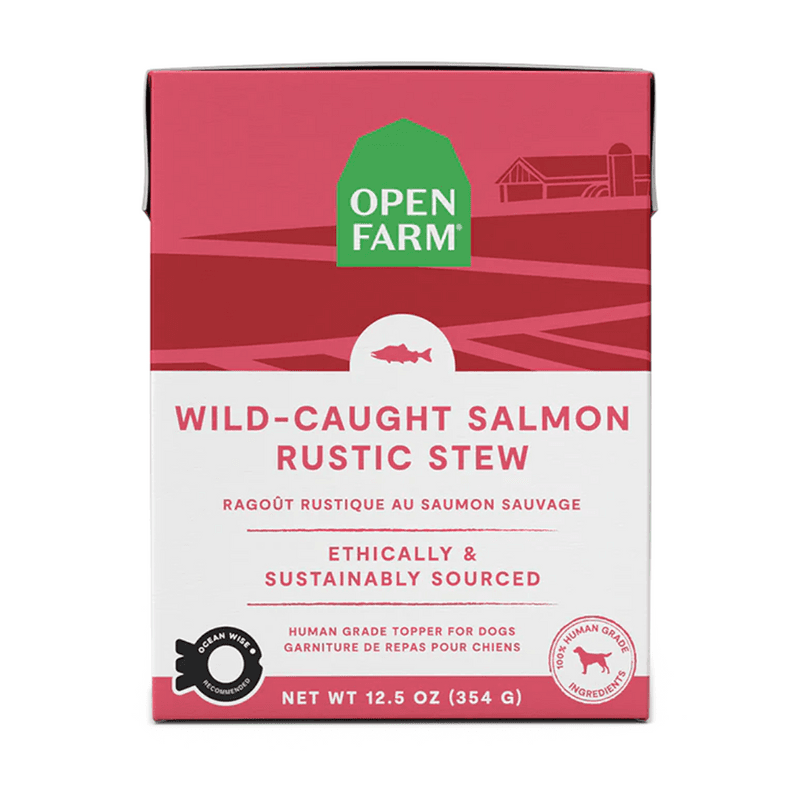 Open Farm Wet Dog Food - Wild-Caught Salmon Rustic Stew (12.5 oz)