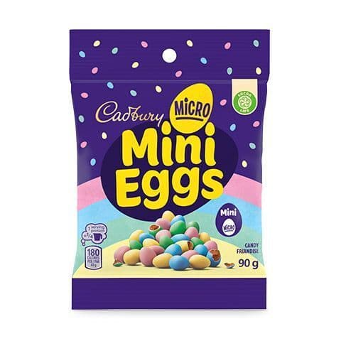 Cadbury Micro Mini Eggs 90g (was $6.29)