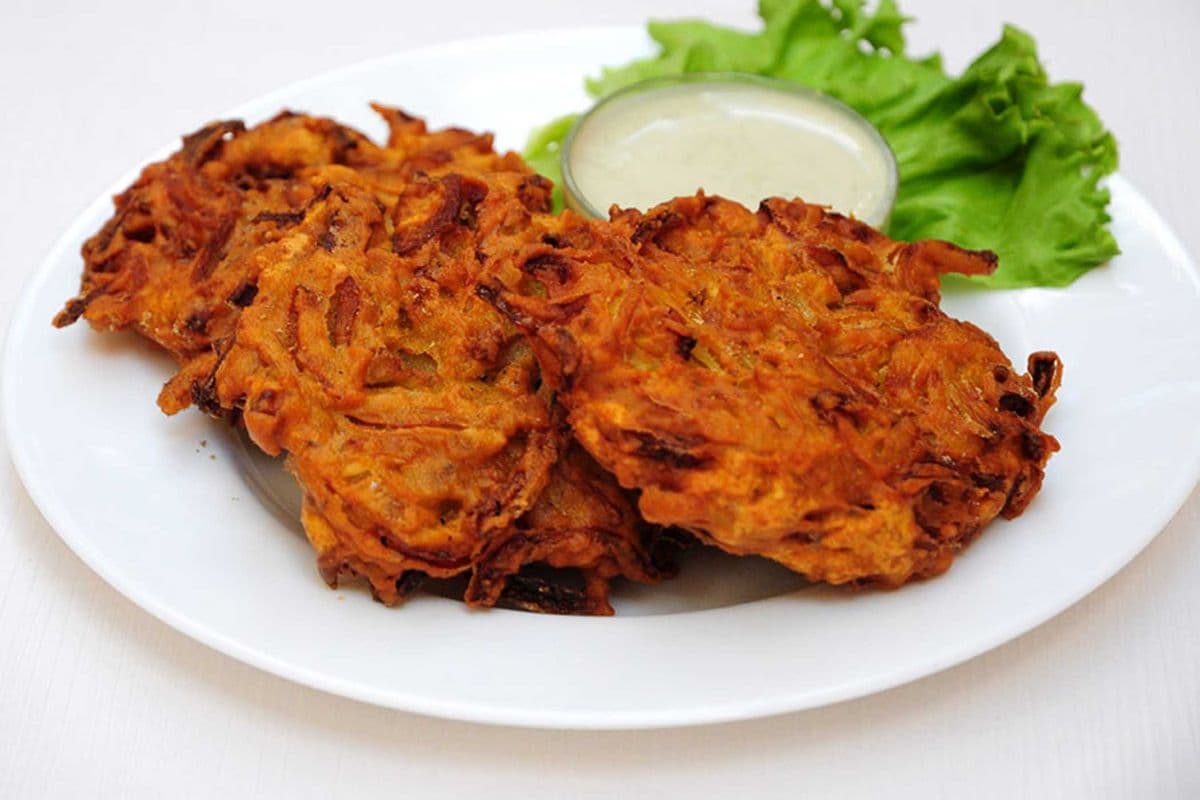 Onion Bhaji (4 pcs) (Vegan and Gluten Friendly)