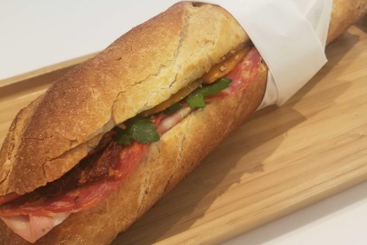 Mortadella Chorizo Sandwich