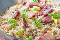 BBQ Pork Fried Rice 义燒炒飯
