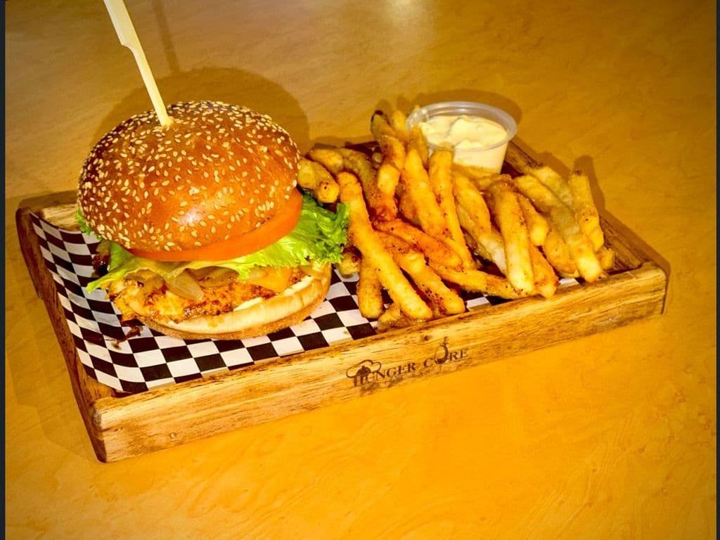 Lunch Special Blackened Chicken burger