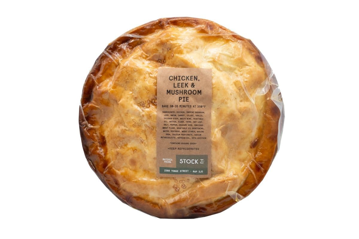 Chicken Leek & Mushroom Pie - Large (1.2 Kg)