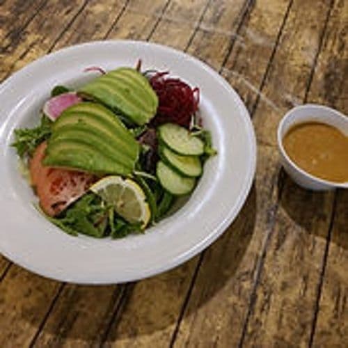 Avocado Salad With Spring Mixed
