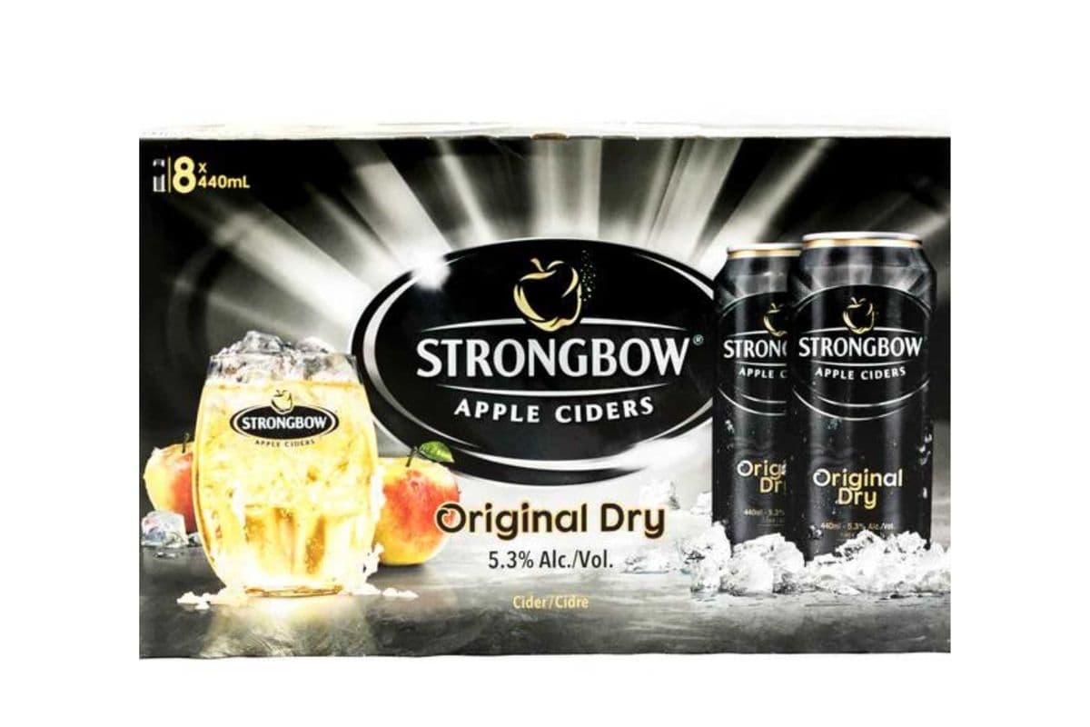Strongbow Cider (8 Cans) (8 x 440ml)