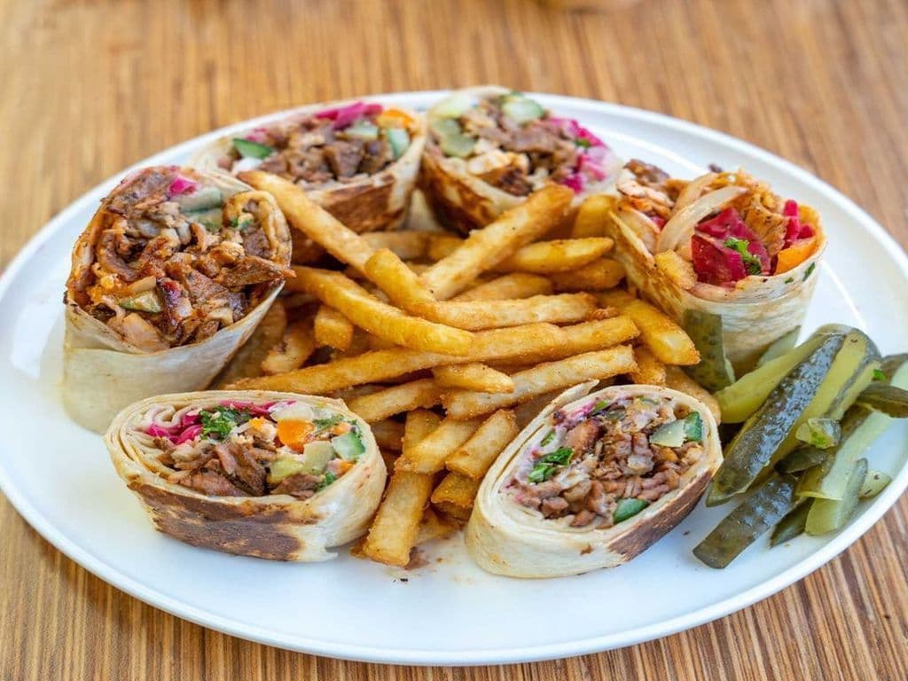 Lamb And Beef Saj Meal