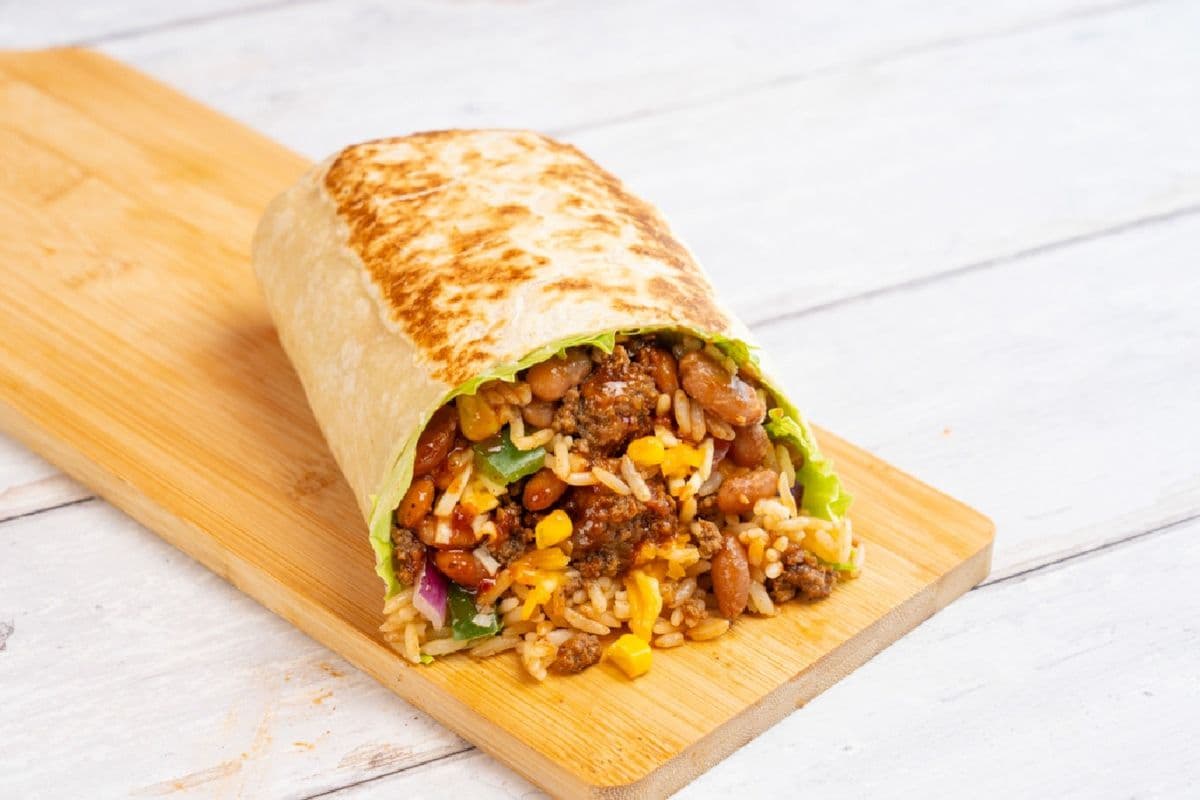 Burrito au bœuf haché / Ground Beef Burrito