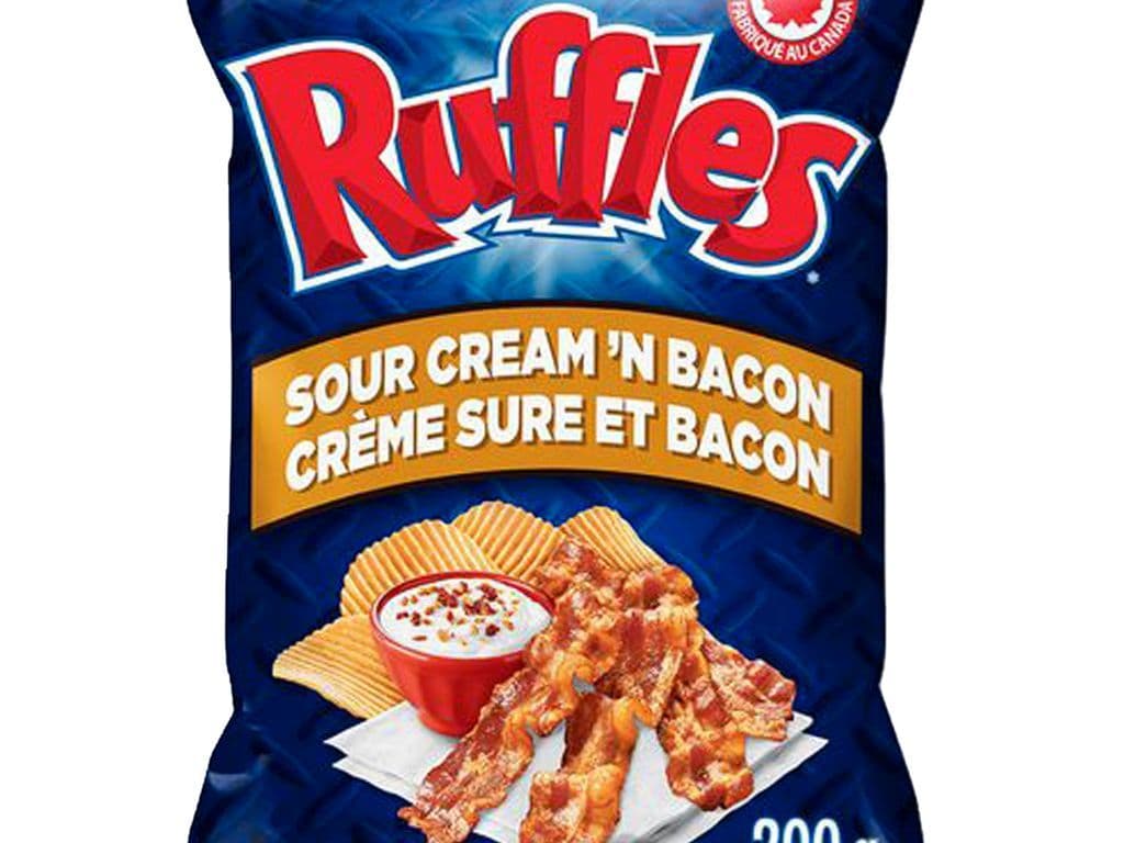Ruffles Sour Cream N Bacon 200g