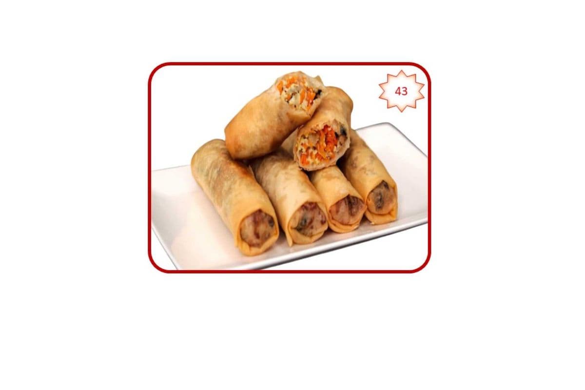 43. Vegetarian / Vegan Spring Rolls (4 pcs)