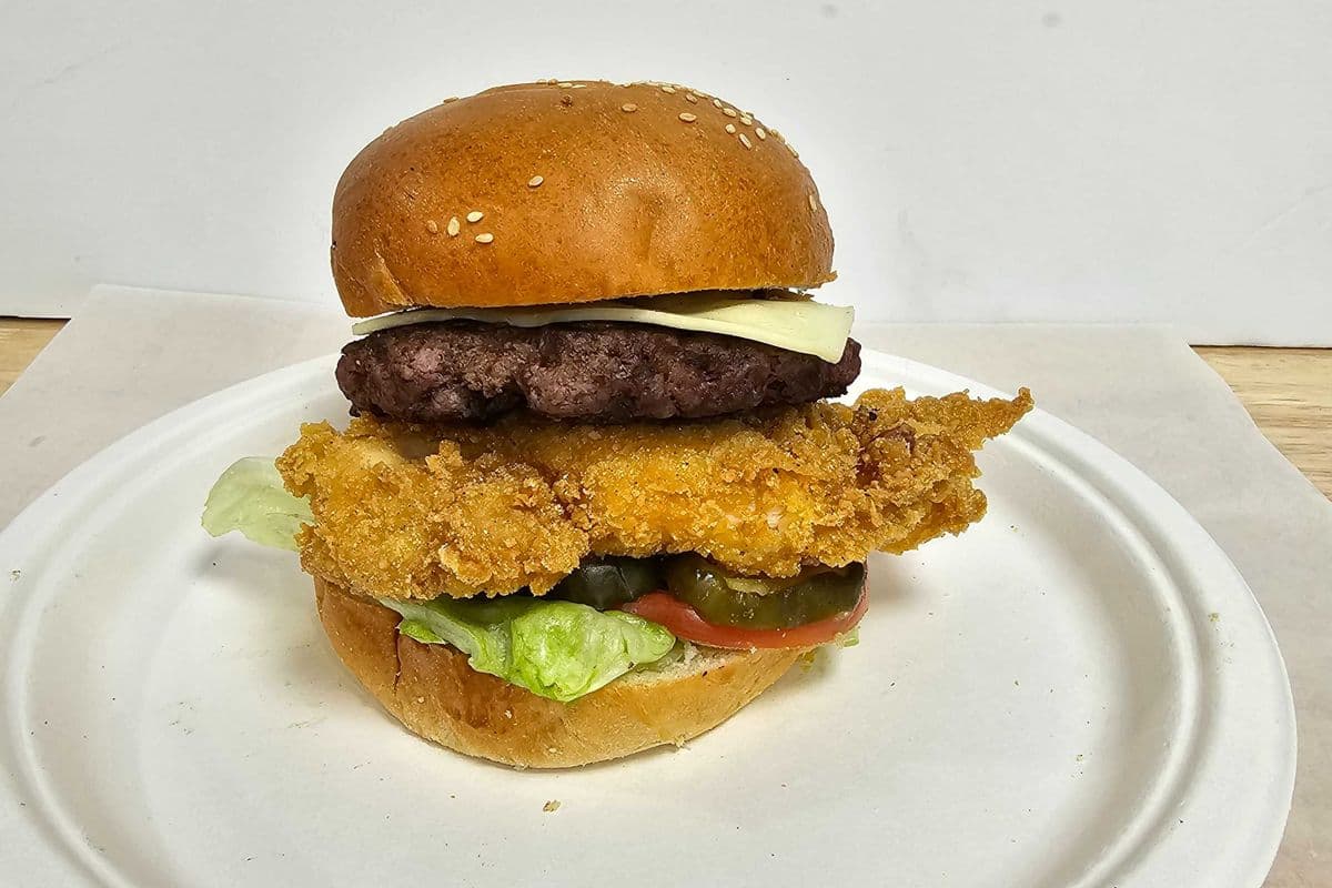 Meat punch Burger