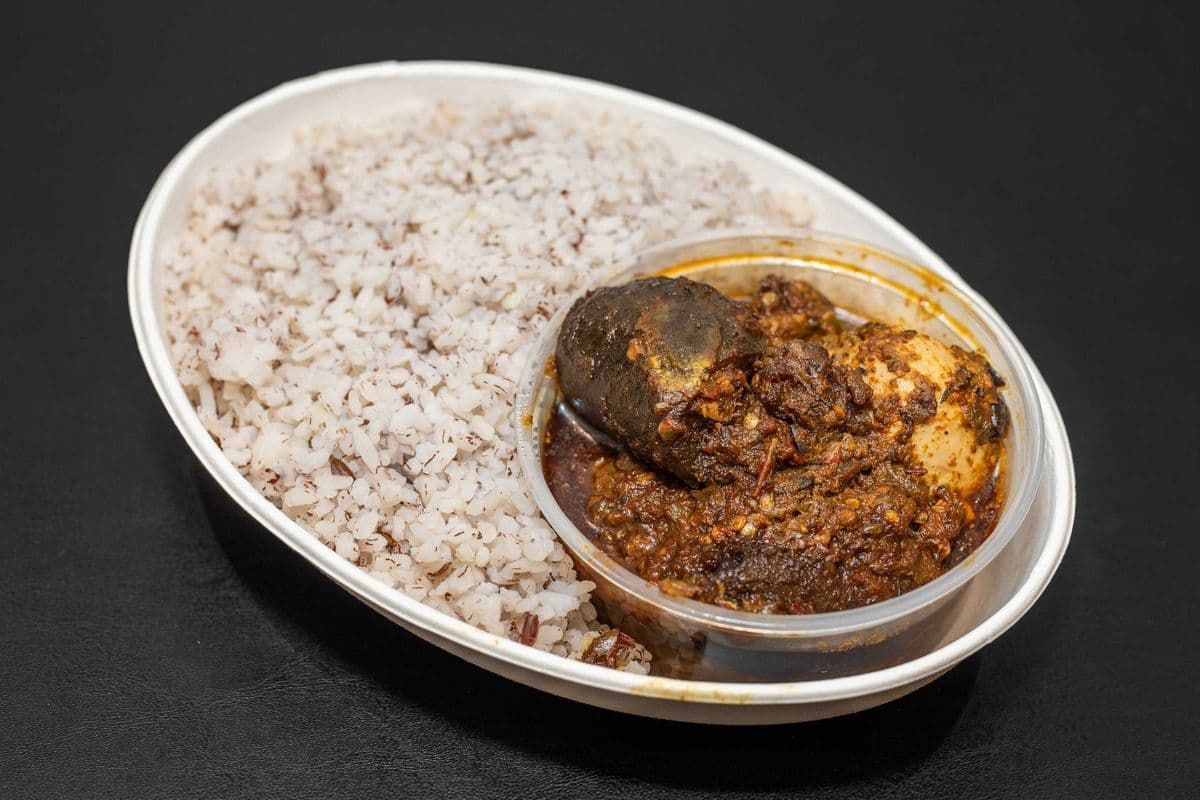 Ofada Rice and Sauce