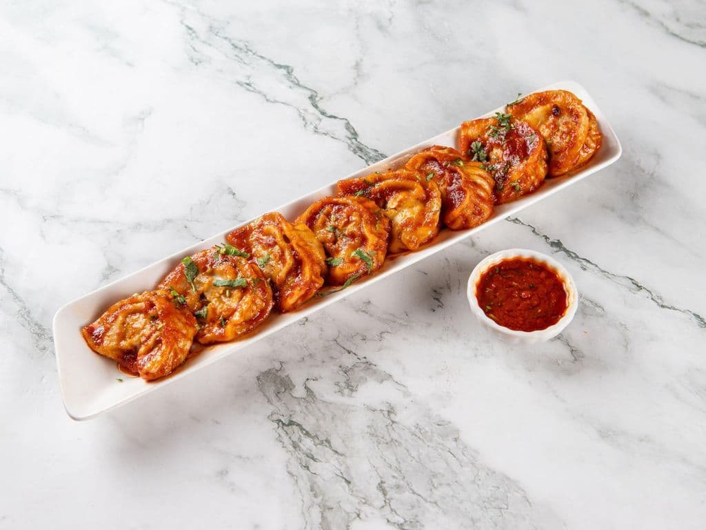 Veg Chili Garlic Momos