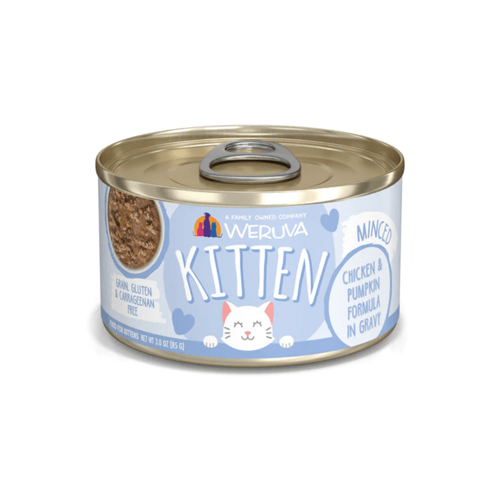 Weruva Wet Cat Food - Weruva Kitten Chicken & Pumpkin Formula Chicken, Tuna & Pumpkin in Gravy Canned (3 oz)
