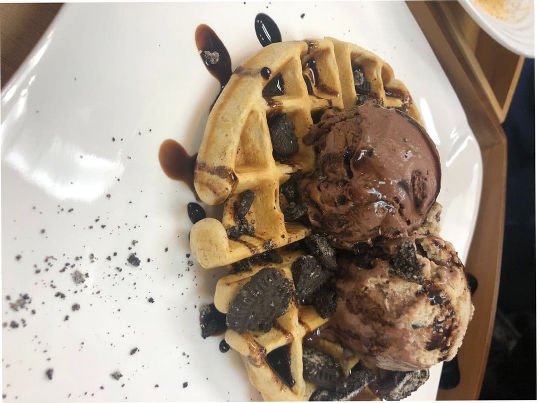 Cookies and Cream Waffle