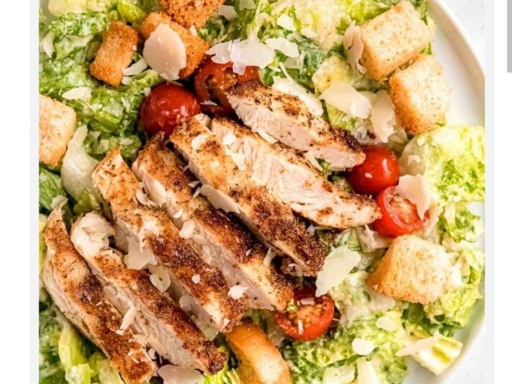 Grilled Chicken Caeser Salad