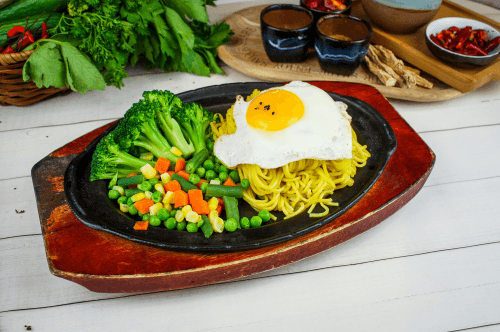 蔬菜鐵板(不含肉類) / Vegetarian Hot Iron Plate